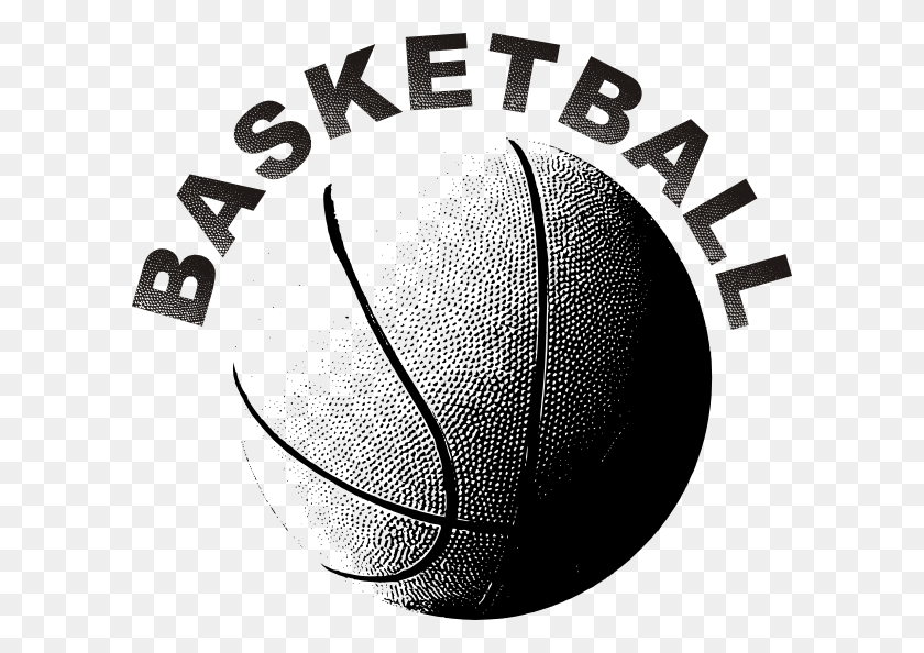600x534 Basketball Hoop Clip Art Black And White Black And White Basketball Pictures Clip Art, Text, Cat, Pet HD PNG Download