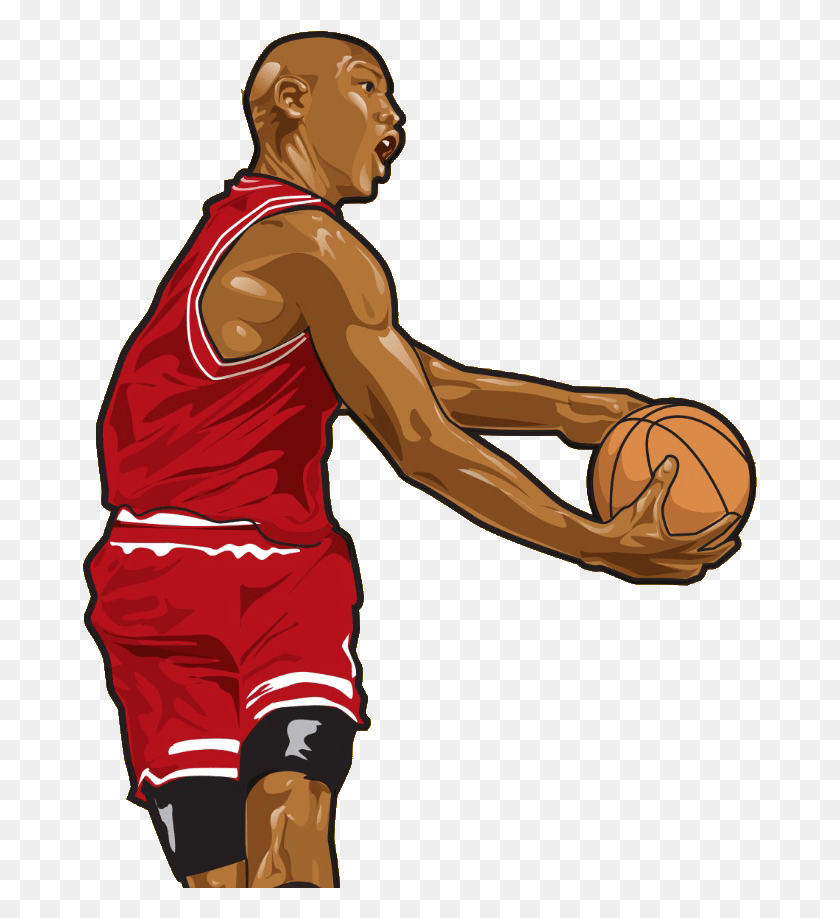 675x858 Basketball Moves, Person, Human, People HD PNG Download
