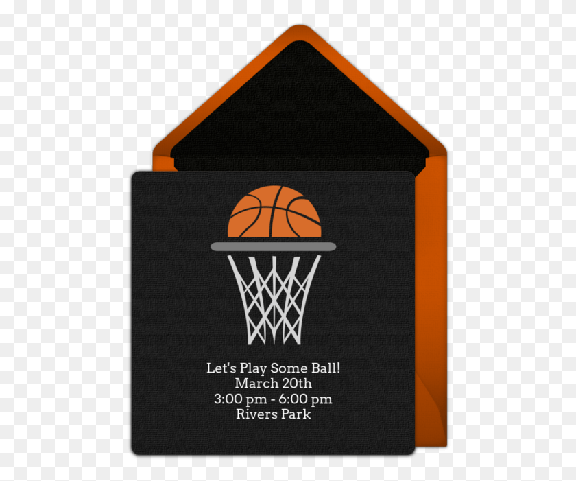 474x641 Basketball Net Online Invitation Vector Baloncesto, Paper, Hoop, Advertisement HD PNG Download