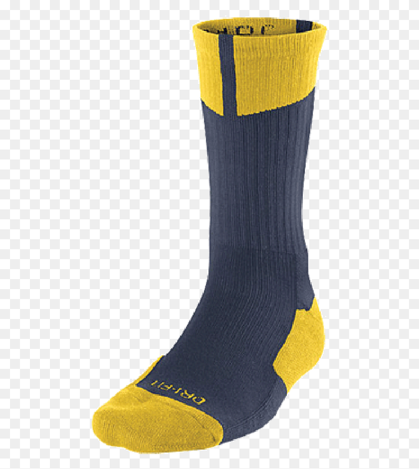 473x881 Basketball Socks Jordan Socks Gold, Clothing, Apparel, Footwear HD PNG Download