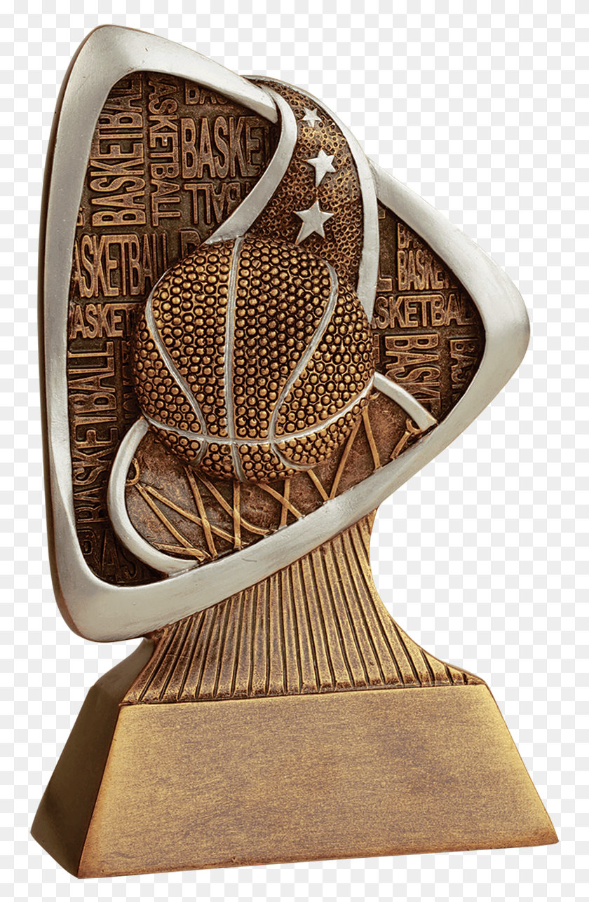 761x1227 Basketball Triad Resin Trophy Trophy, Furniture, Chair, Tabletop HD PNG Download