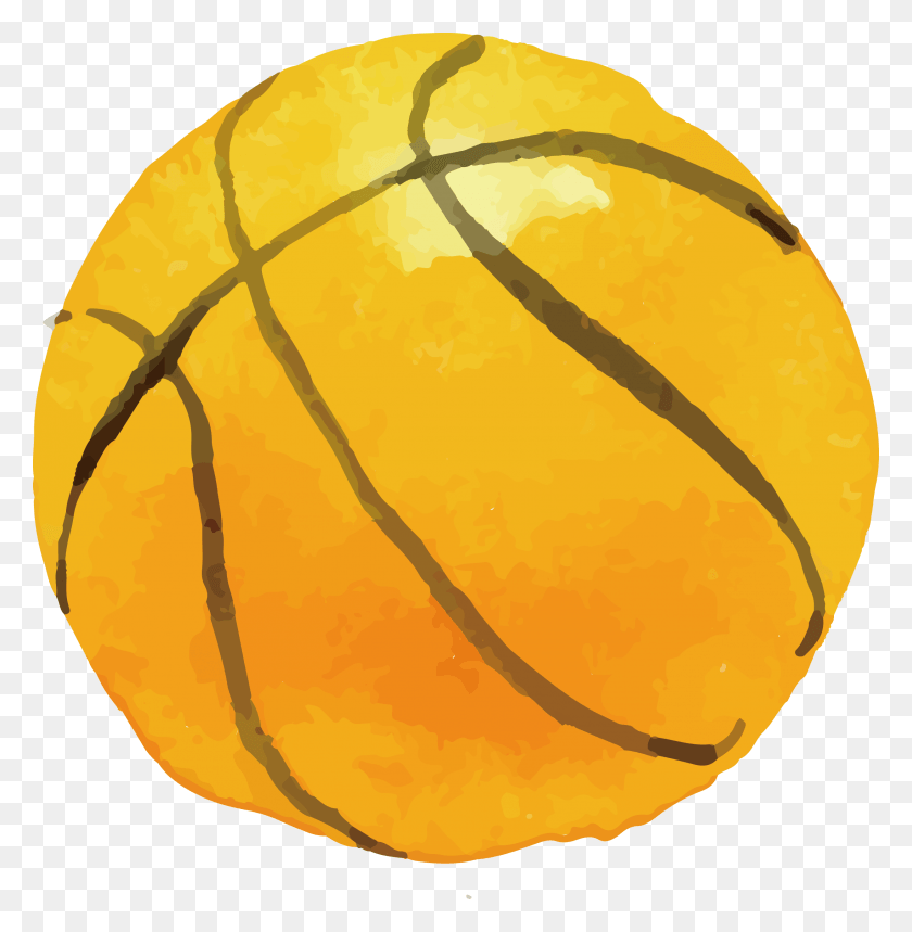 2488x2551 Баскетбол, Акварель, Спорт, Теннисный Мяч, Теннис, Мяч Png Скачать