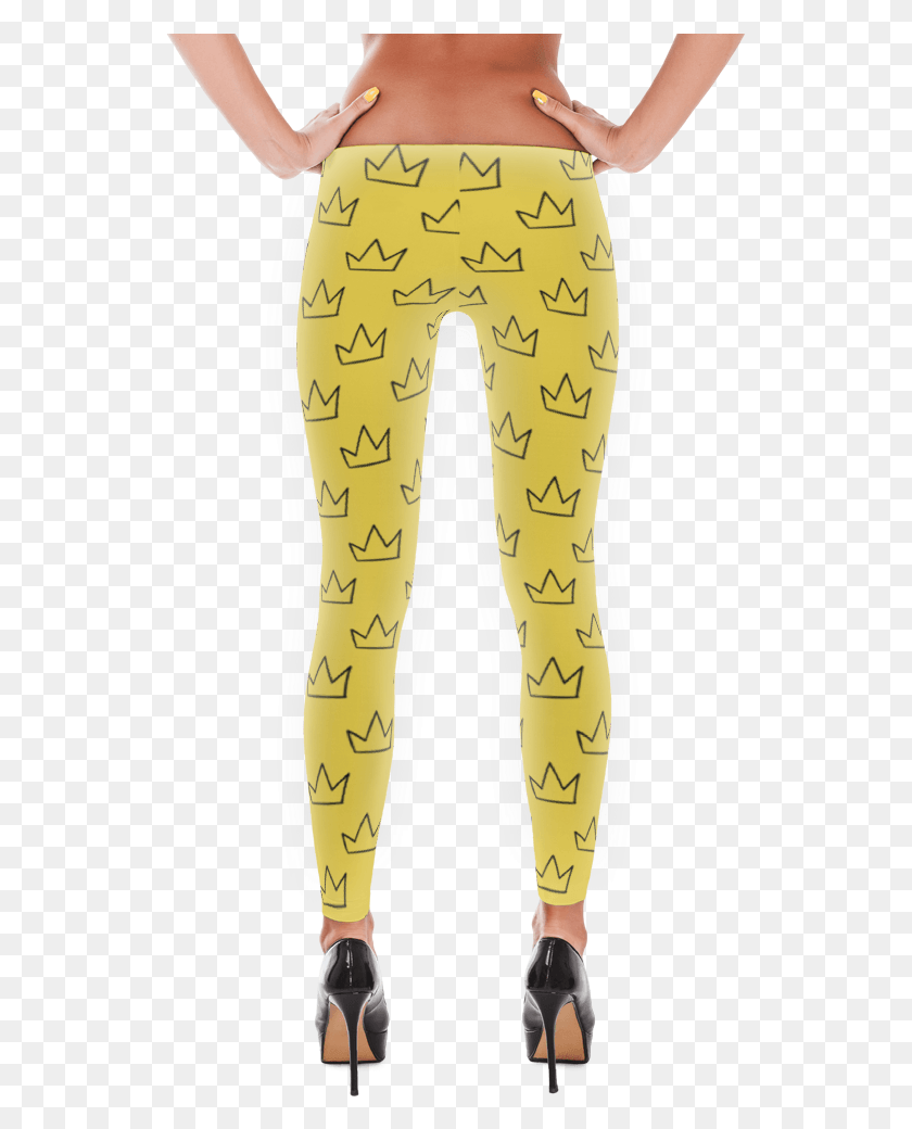 535x980 Basquiat Crown Leggings Sublimation, Person, Human, Clothing HD PNG Download