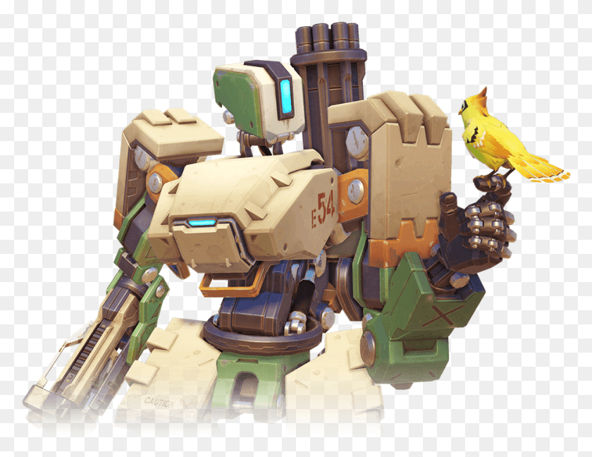 933x704 Bastion Mom Names Overwatch Characters, Toy, Bird, Animal Descargar Hd Png