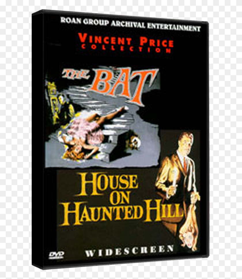 621x905 Bat The House On Haunted Hill Dvd Double Feature The Bat, Person, Human, Poster HD PNG Download