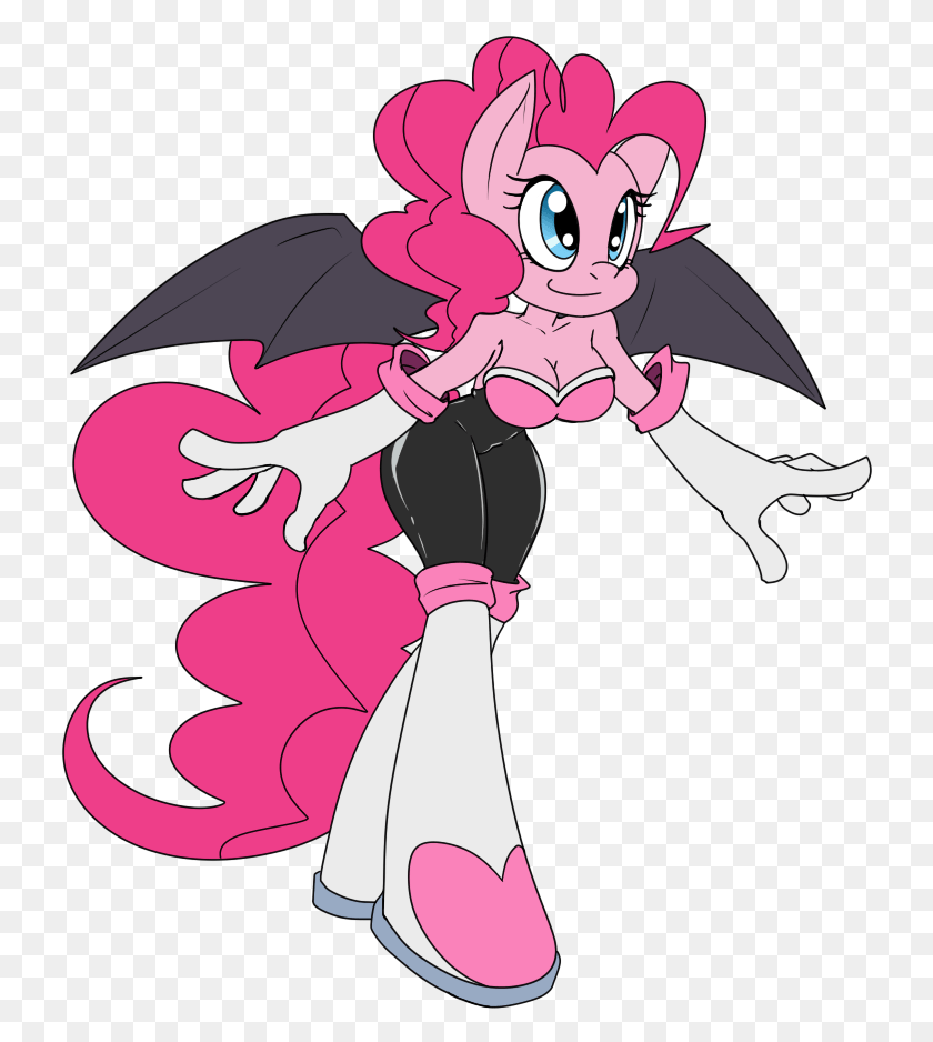 732x878 Bat Wings Boots Breasts Busty Pinkie Pie Cleavage My Little Pony Com Sonic, Comics, Book, Manga HD PNG Download
