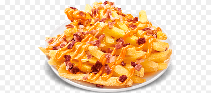 545x370 Batata Frita Palito Com Cheddar E Bacon, Food, Fries, Snack PNG