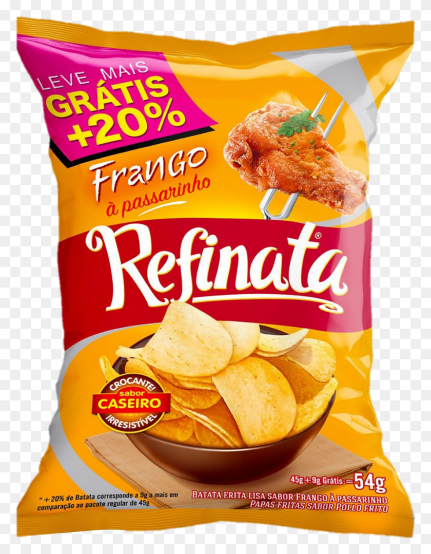1264x1652 Batata Lisa Refinata Sabor Frango A Passarinho Potato Chip, Snack, Food, Bread HD PNG Download