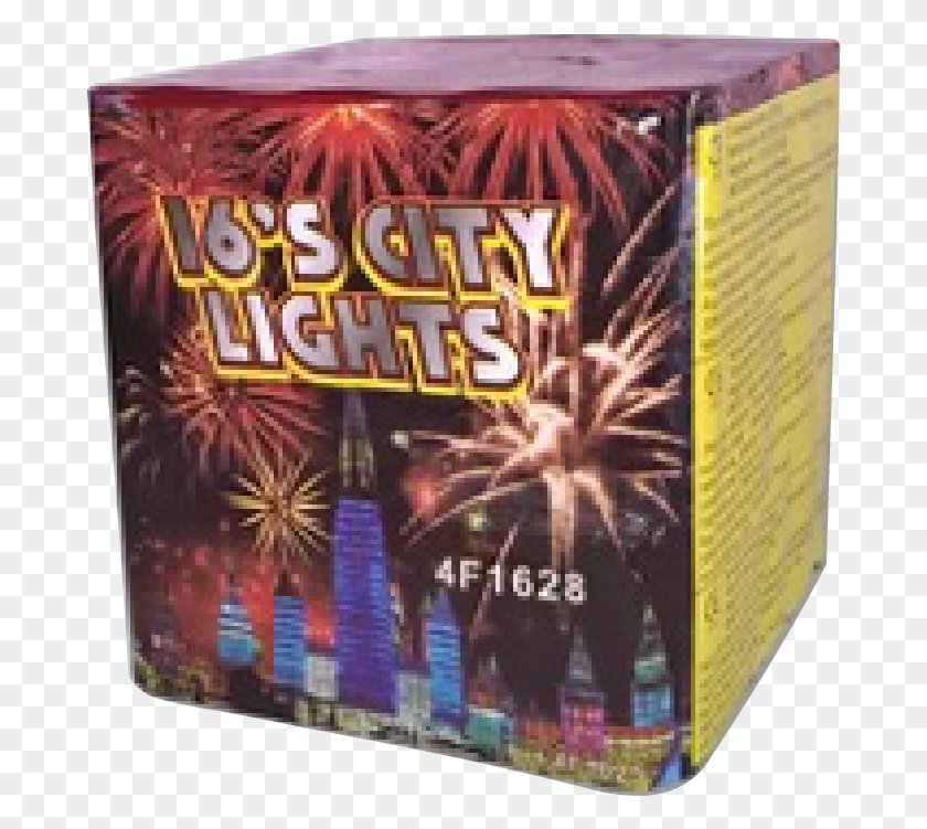 684x691 Bateria 16s City Lights Eagle Fireworks, Text, Poster, Advertisement HD PNG Download