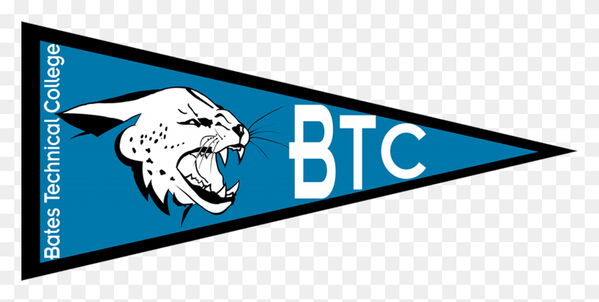 10000x4677 Bates Technical College Pennant, Mammal, Animal, Sport HD PNG Download