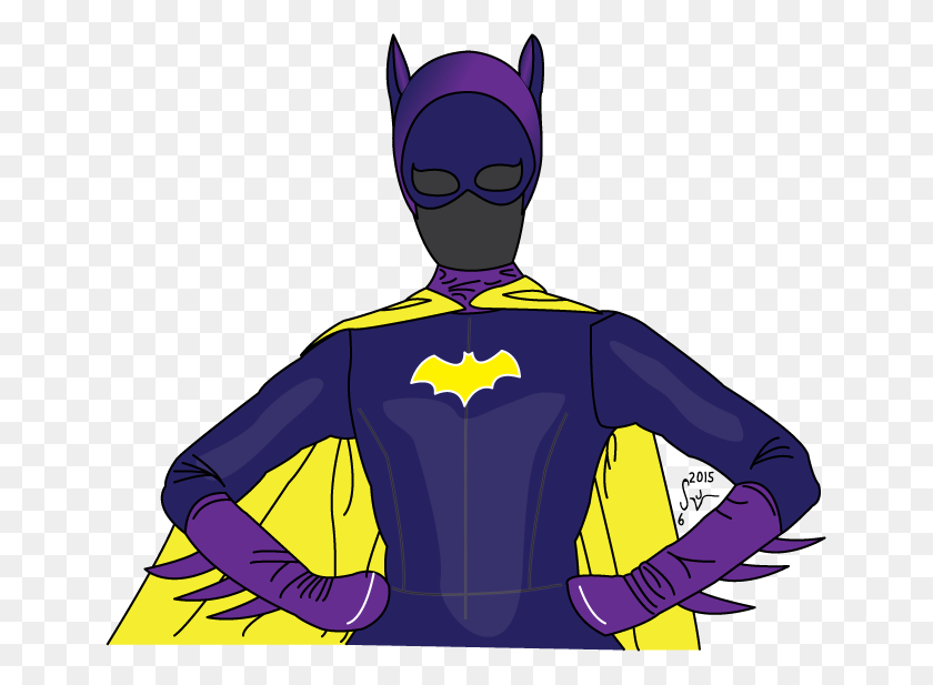 649x557 Batgirl 1966 Costume Bust Illustration Ie Sequential Batgirl Costume, Sleeve, Clothing, Apparel HD PNG Download