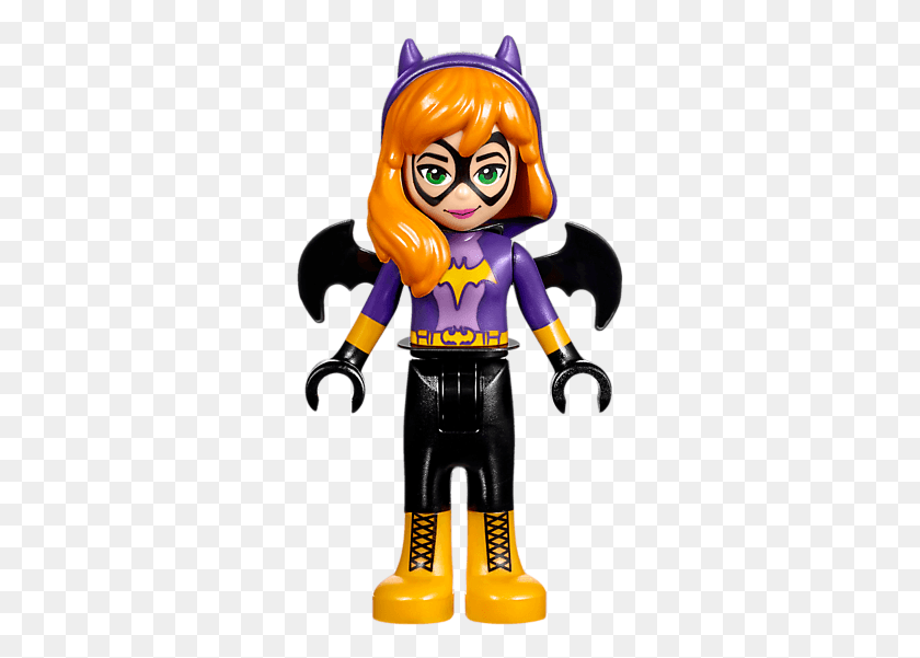 299x541 Descargar Png Batgirl Batjet Chase Lego Dc Superhero Girls Batgirl, Juguete, Figurilla, Muñeca Hd Png