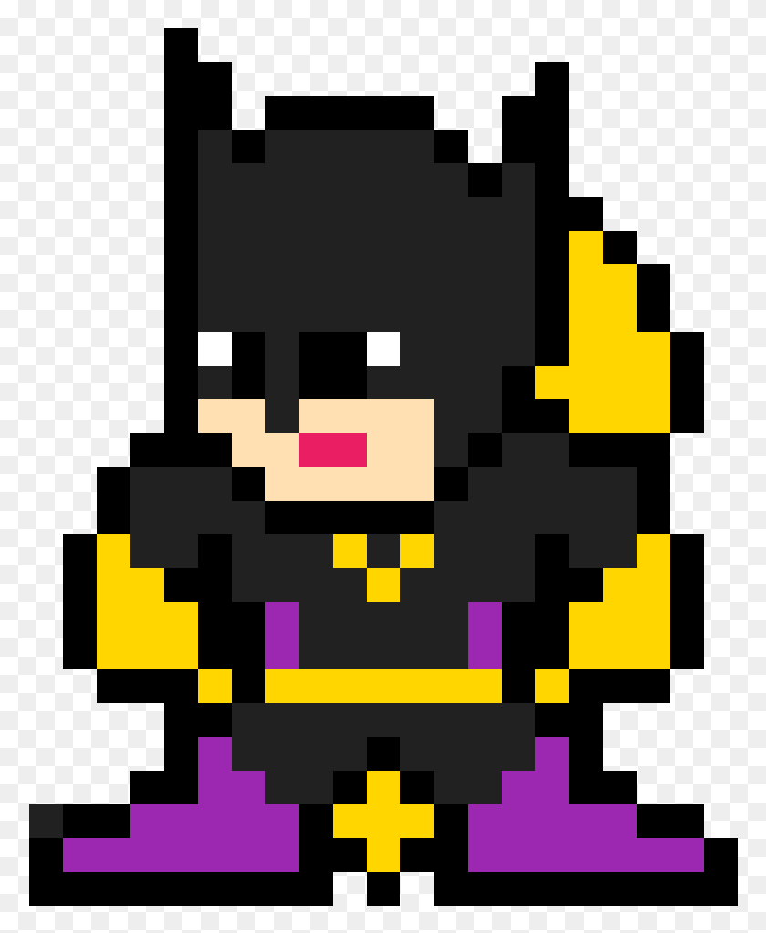 778x963 Batgirl Eddsworld 8 Bit Tom, Графика, Pac Man Hd Png Скачать