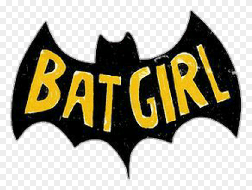 858x630 Наклейка Batgirl Наклейка Tumblr Желтый, Символ, Текст, Логотип Hd Png Скачать