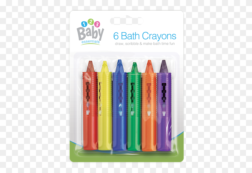 391x517 Bath Crayons 6 Pack Crayon De Couleur Bebe, Marker HD PNG Download