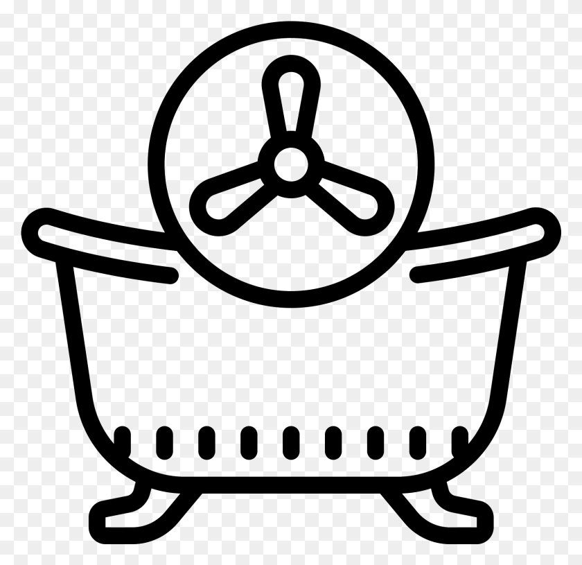 1601x1551 Bath Fan Icon Free And Vector Icon, Gray, World Of Warcraft HD PNG Download