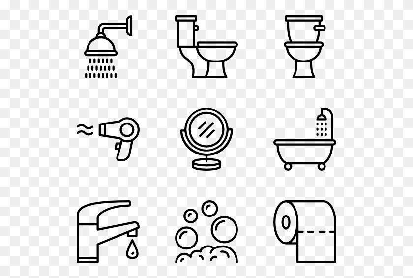 529x505 Bathroom Objects Reward Icon, Gray, World Of Warcraft HD PNG Download