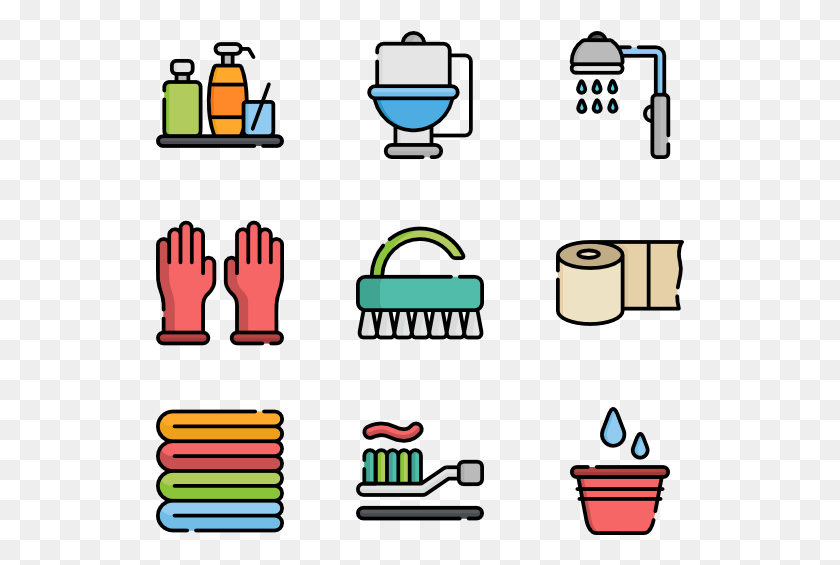 529x505 Bathroom Vector Laundry Icon, Label, Text, Bowling HD PNG Download