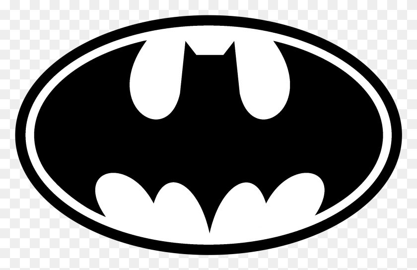 2231x1385 Batman 01 Logo Black And White Batman Logo, Symbol HD PNG Download