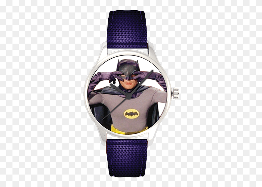309x540 Batman Adam West Watch Analog Watch, Wristwatch, Person, Human HD PNG Download