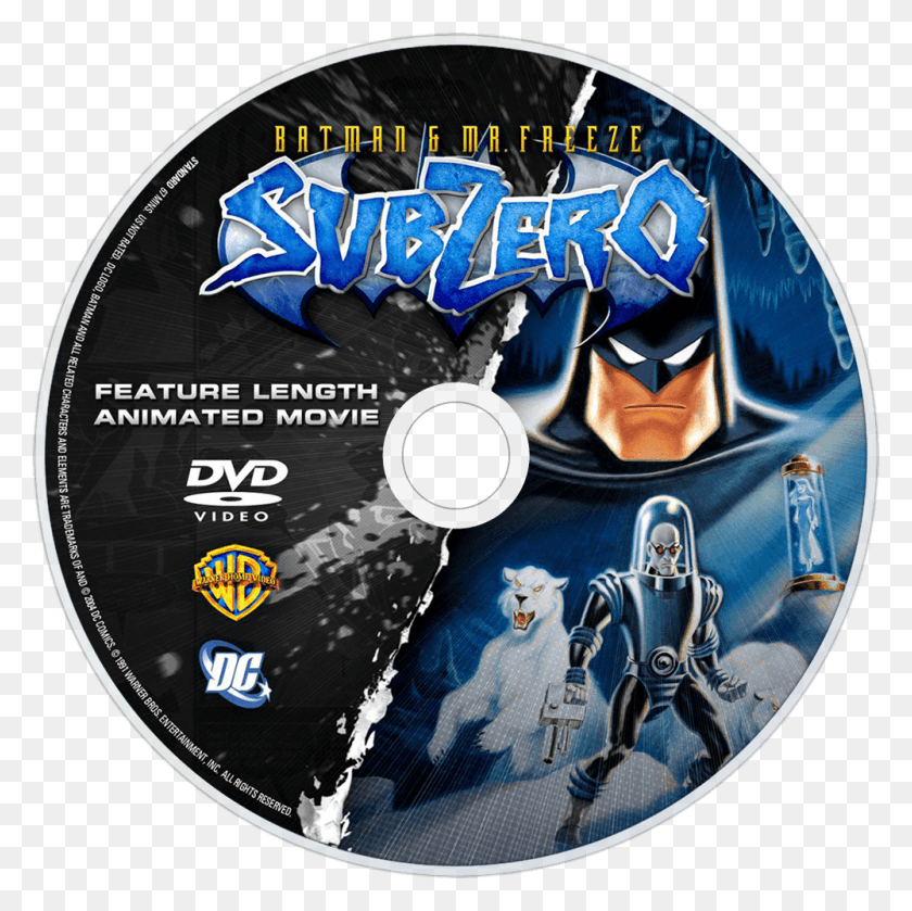 1000x1000 Batman Amp Mr Batman Subzero Blu Ray, Disk, Dvd, Poster HD PNG Download