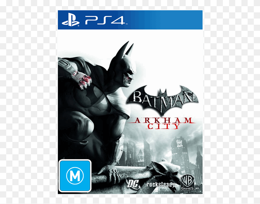 474x601 Batman Arkham City Game, Poster, Advertisement, Person HD PNG Download