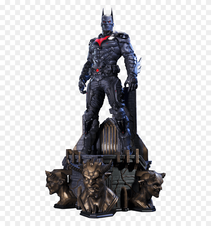 480x840 Batman Beyond Arkham Knight Figure, Helmet, Clothing, Apparel HD PNG Download