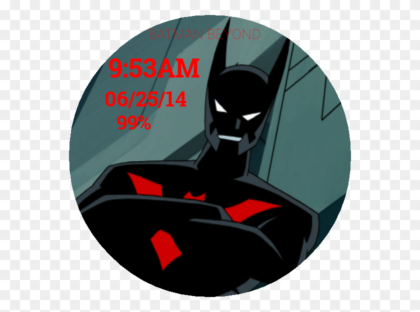 564x564 Batman Beyond Watchface Preview, Helmet, Clothing, Apparel HD PNG Download