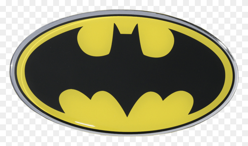 993x552 Batman Classic Logo Yellow Lensed Fan Emblem By Batman Sticker, Symbol, Batman Logo, Bear HD PNG Download