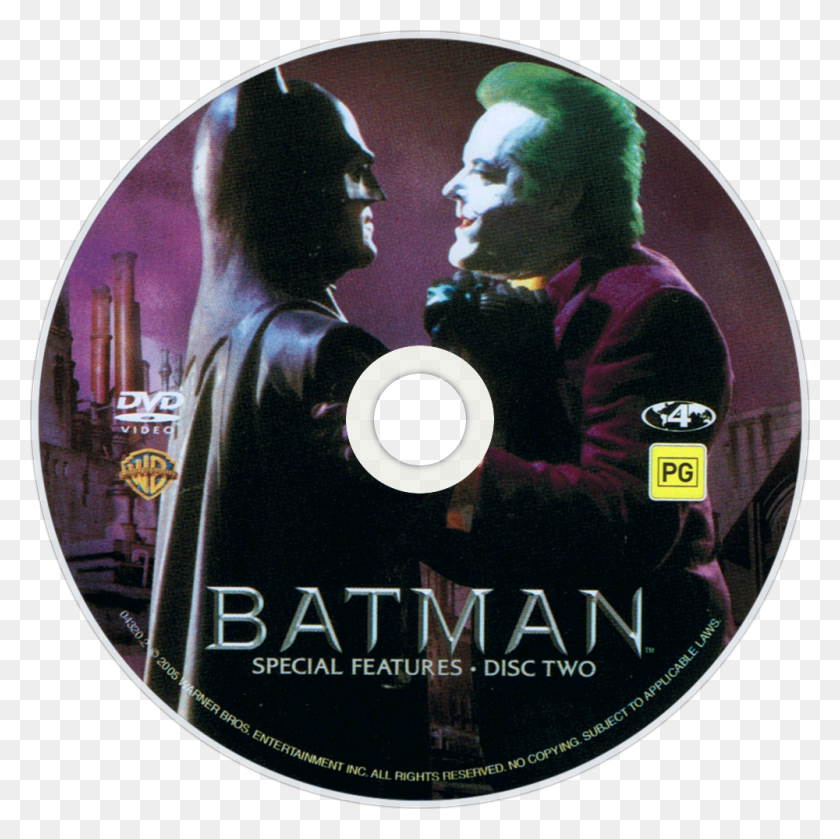 1000x1000 Batman Dvd Disc Image Batman 1989 Dvd Disc, Disk, Person, Human HD PNG Download