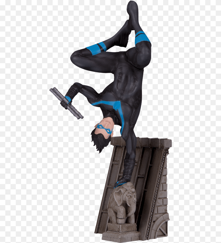468x924 Batman Family Nightwing Multi Part Statue, Adult, Person, Man, Male Clipart PNG