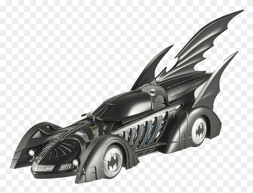 812x606 Batman Forever Batmobile Model Car In Batmobile Hot Wheels, Sports Car, Vehicle, Transportation HD PNG Download