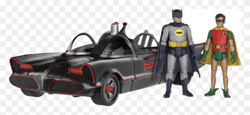 1199x506 Batman Funko Batman 1966 Batmobile, Coche, Vehículo, Transporte Hd Png