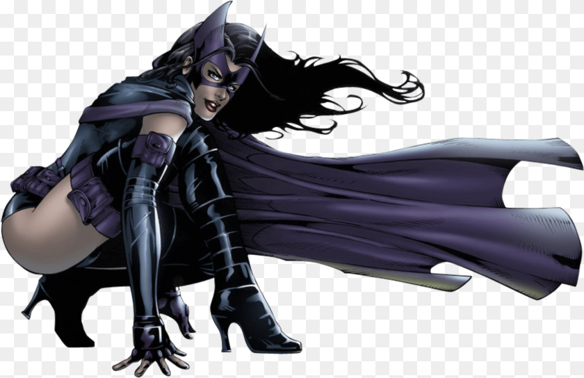 Batman High Quality Huntress Dc Comics, Adult, Female, Person, Woman Sticker PNG