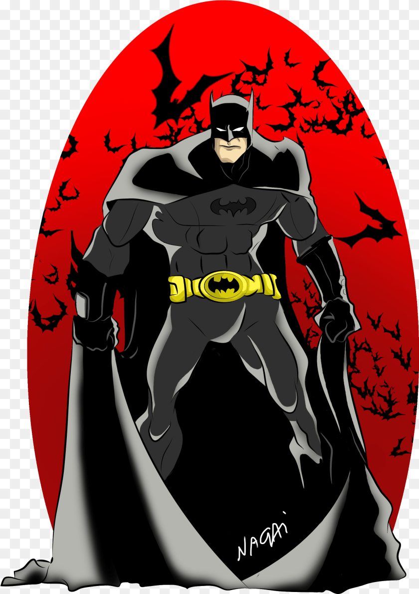 Batman Illustration, Adult, Male, Man, Person PNG