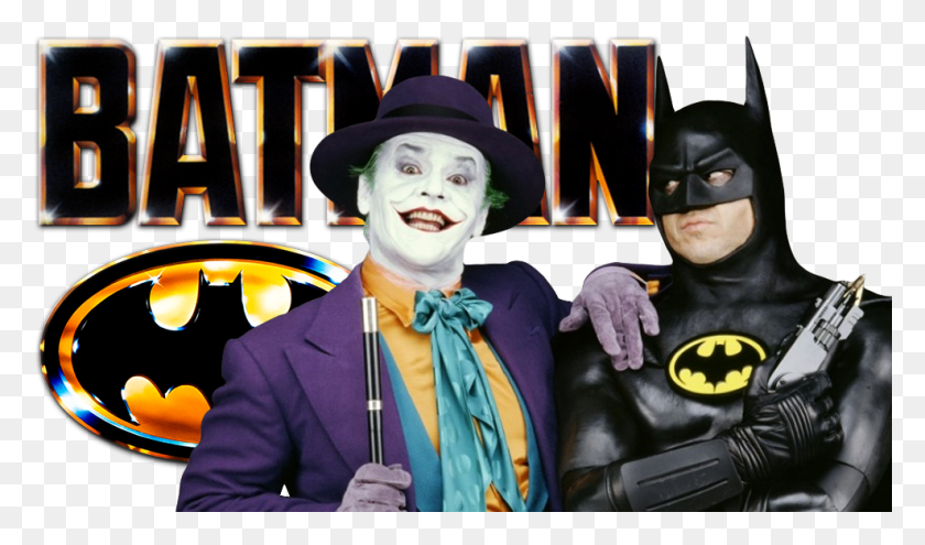 988x552 Descargar Png / Imagen De Batman, Michael Keaton, Jack Nicholson, Batman, Artista, Persona, Humano Hd Png