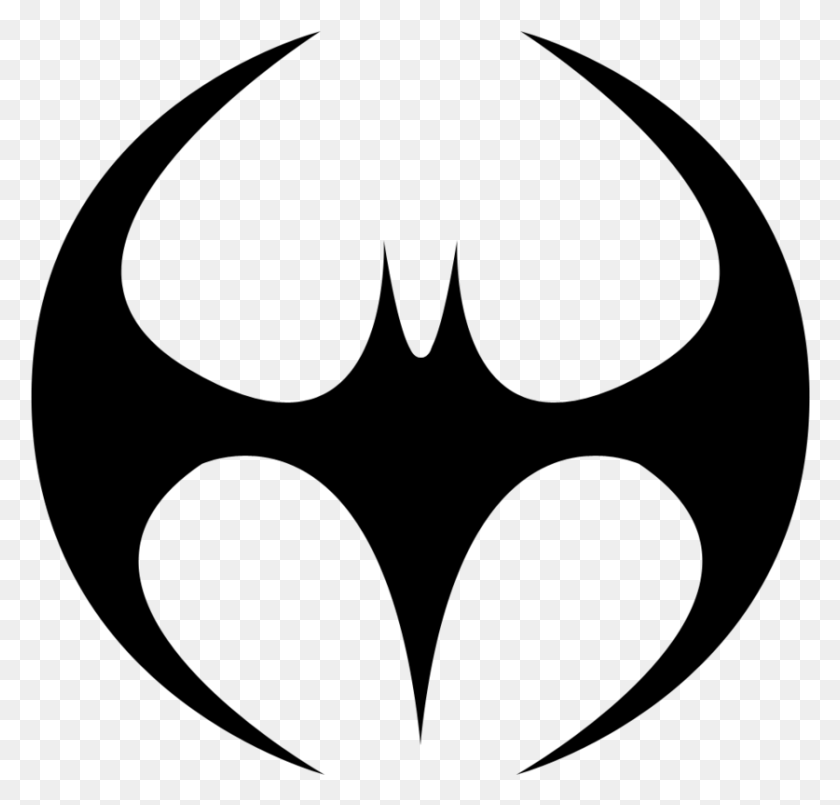 837x800 Batman Logo Coloring Pages, Gray, World Of Warcraft HD PNG Download