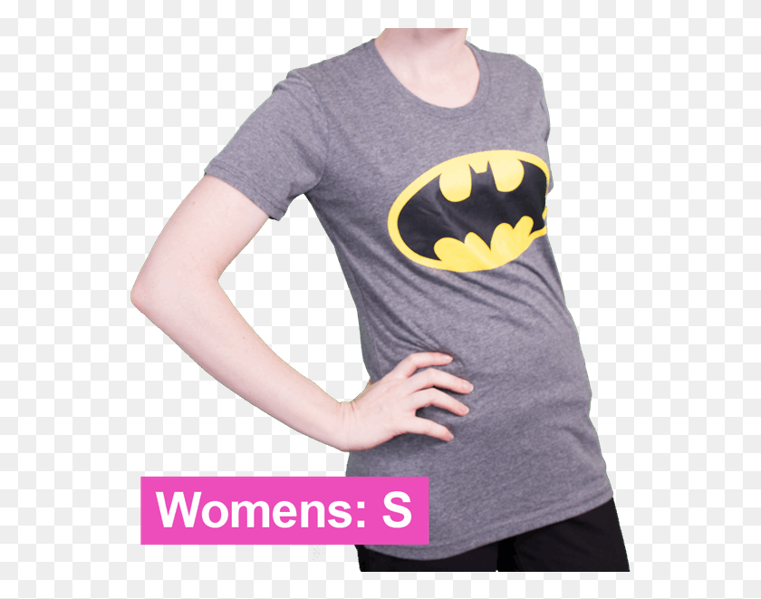 553x601 Batman Logo Women39s T Shirt Batman, Clothing, Apparel, Sleeve HD PNG Download