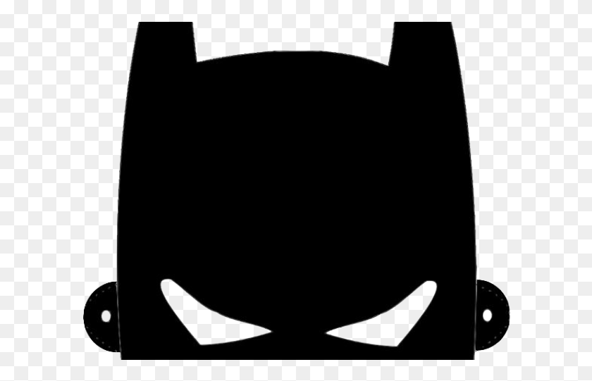608x481 Batman Mask Clipart Belt Illustration, Label, Text, Sticker HD PNG Download