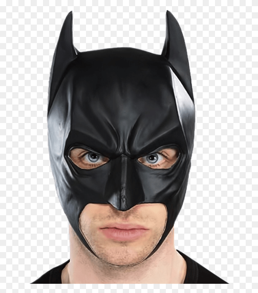 665x893 Batman Mask Transparent Image Mascara Do Batman, Person, Human, Head HD PNG Download