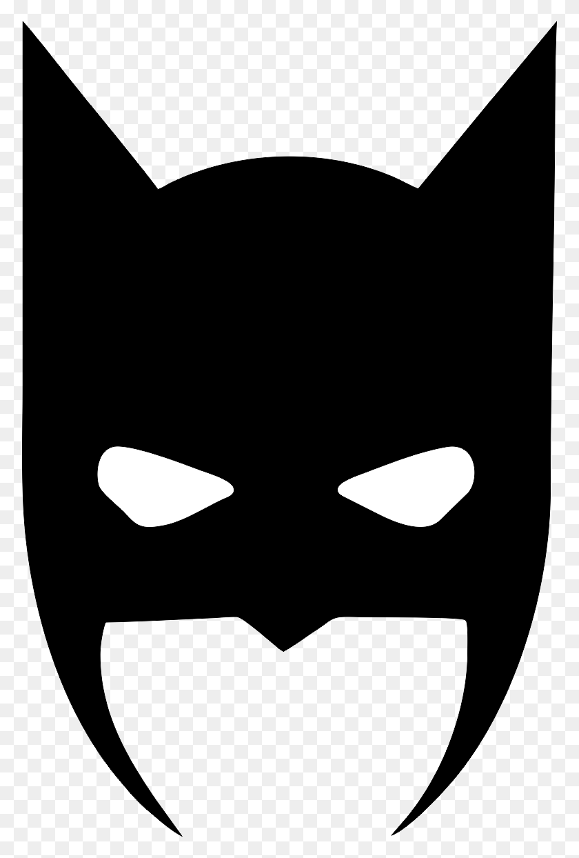 778x1184 Descargar Png Máscara De Batman Png