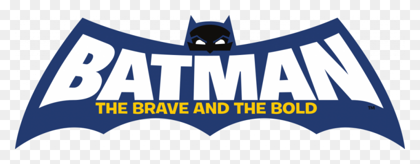 1024x352 Batman The Brave And The Bold Logo, Label, Text, Symbol HD PNG Download