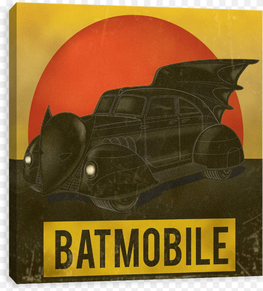 1108x1225 Batmobile Vintage Car, Advertisement, Poster, Transportation, Vehicle Clipart PNG