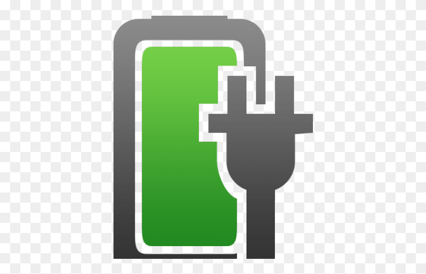 396x481 Battery Charging Clipart Battery Icon Battery Charge Phone Icon, Cross, Symbol, Hand HD PNG Download
