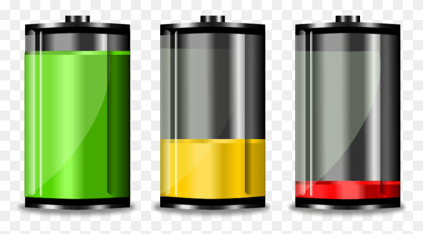 788x411 Battery Free To Use Clipart Battery Level Icon, Cylinder, Beverage, Drink HD PNG Download