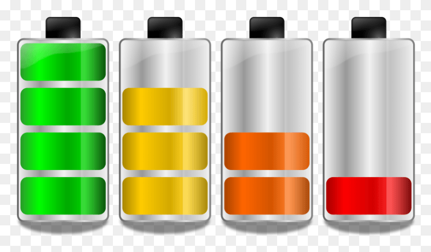 785x435 Battery Picture Battery Level, Cylinder, Medication, Glass HD PNG Download