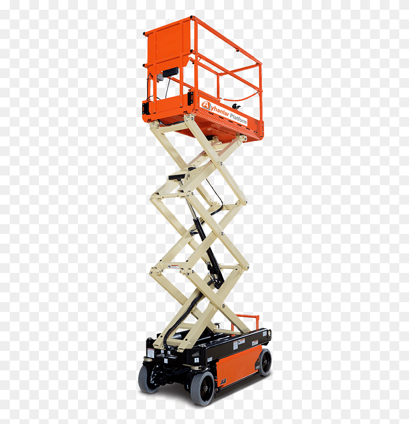 300x810 Battery Powered Scissor Lift Jlg, Furniture, Chair, Stand HD PNG Download
