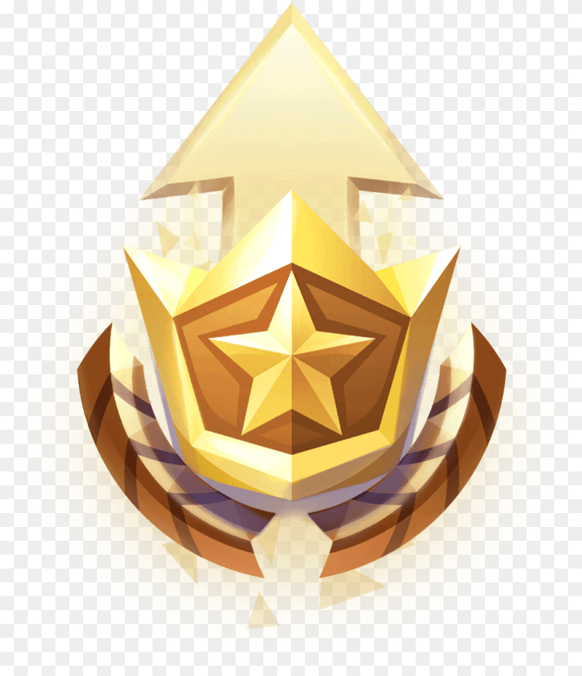 846x982 Battle Pass Fortnite Logo Logodix Fortnite Battle Pass Icon, Clothing, Gold, Hat PNG