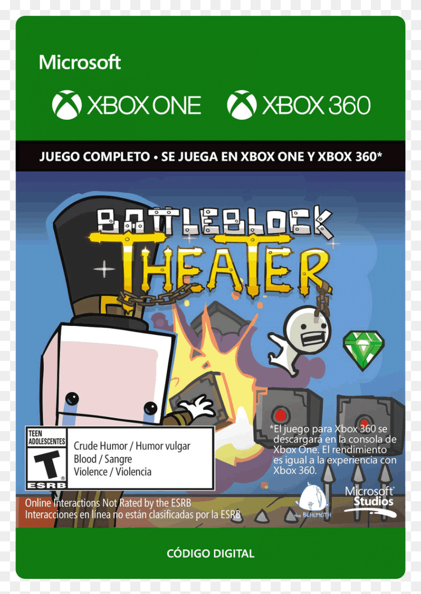 821x1185 Battleblock Theater Xbox, Poster, Advertisement, Flyer HD PNG Download