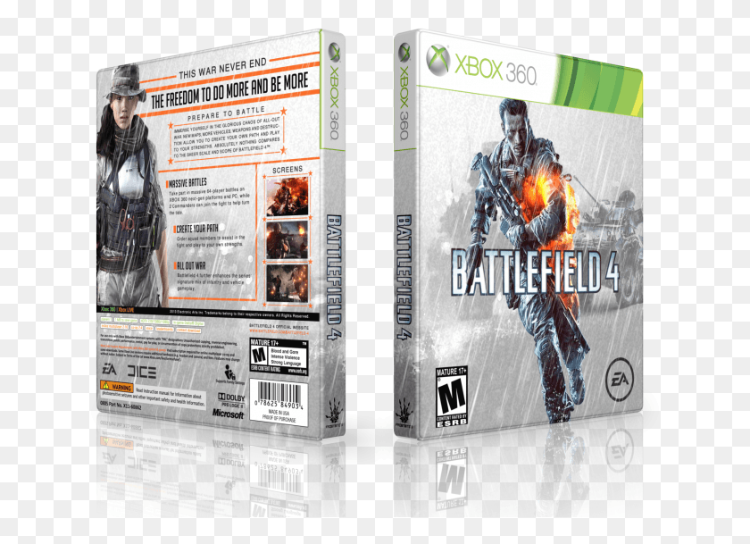 637x549 Battlefield 4 Box Art Cover Battlefield, Person, Human, Text HD PNG Download